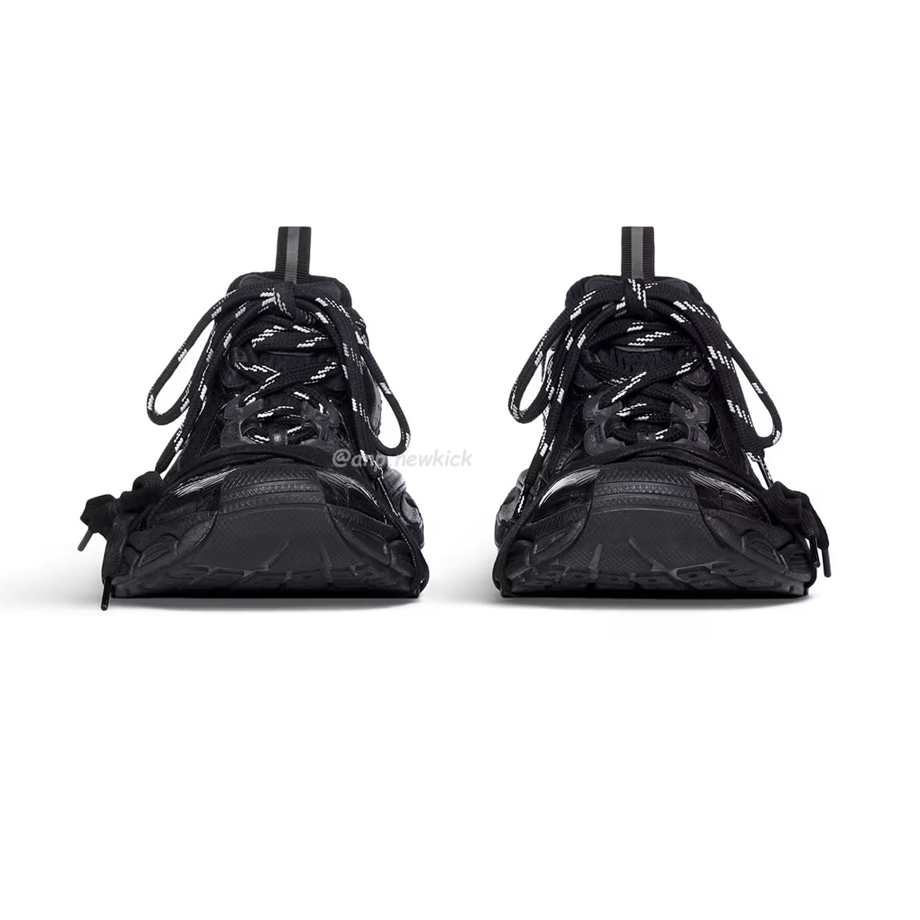 Balenciaga 3xl Mule Monocolor Mesh Rub Black White Eggshell Grey Red Bal Worn Out (6) - www.newkick.vip